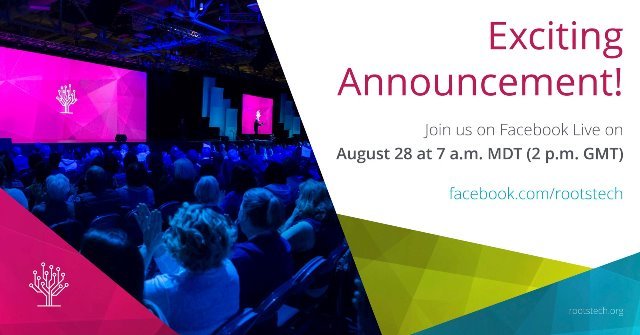 Join RootsTech and thousand of others online for a special Facebook LIVE event on Tuesday, August 28th at 7:00 am Mountain / 8:00 am Central!