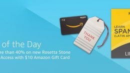 The Deal of the Day at Amazon has the NEW "Lifetime Access" at Rosetta Stone for 40% off! A great time to learn the language of your ancestors!
