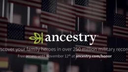Get FREE ACCESS to United States Military Records this week at Ancestry and honor the veterans in your family tree!