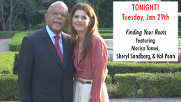Catch Episode 4 of Finding Your Roots on PBS TONITE! Dreaming of a New Land featuring Marisa Tomei, Sheryl Sandberg, and Kal Penn