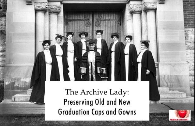 Melissa Barker, aka The Archive Lady, shows how to use archival packing materials to preserve graduation items including a cap and gown!