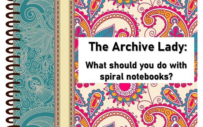 Melissa Barker, aka The Archive Lady, unravels the mysteries of preserving Spiral Notebooks!