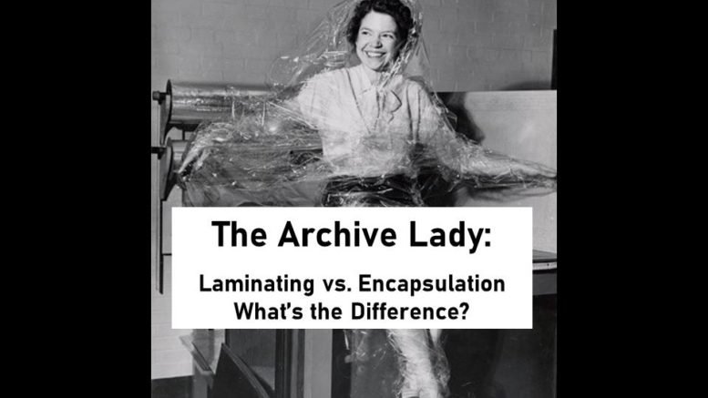 Should you laminate family history documents? Melissa Barker, aka The Archive Lady, emphatically says NO to lamination and here's why!
